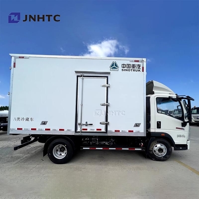 Novo HOWO Caminhão frigorífico 3t 4t 5t 4x2 Caminhão de alimentos leves Caminhões frigoríficos Fábrica Última