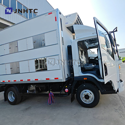 HOWO 4X2 Caminhão de transporte de frango pequeno Veículo de entrega de frangos para venda