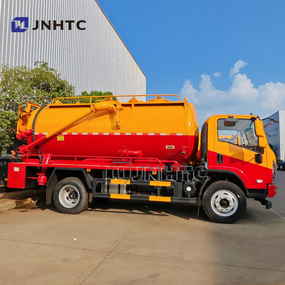 Shacman Vacuum Sewage Suction Truck 4x2 Sewer Tank Truck Septic Tank Truck com limpeza de água de alta pressão à venda