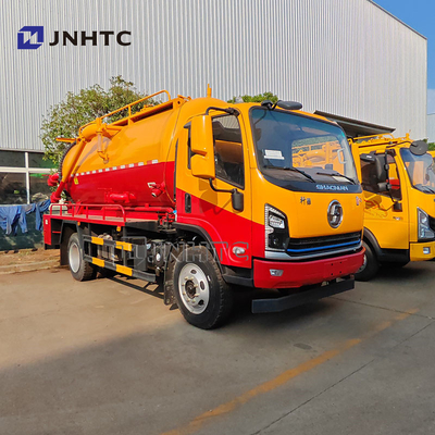 Shacman Vacuum Sewage Suction Truck 4x2 Sewer Tank Truck Septic Tank Truck com limpeza de água de alta pressão à venda