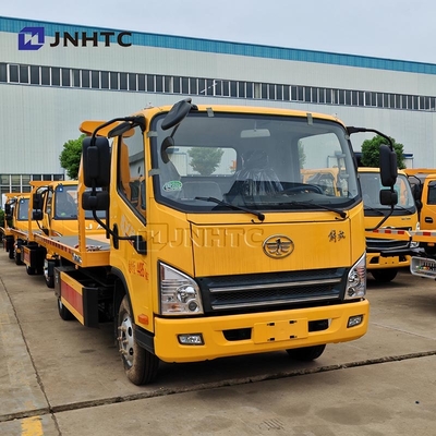 FAW Flatbed Wrecker 4*2 3tons 5 Ton 160HP Road Recovery Wrecker Truck Bom preço