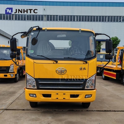 FAW Flatbed Wrecker 4*2 3tons 5 Ton 160HP Road Recovery Wrecker Truck Bom preço
