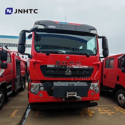 Howo TX caminhão de combate a incêndios 5000L tanque de espuma de água 4X4 com caminhão guindaste