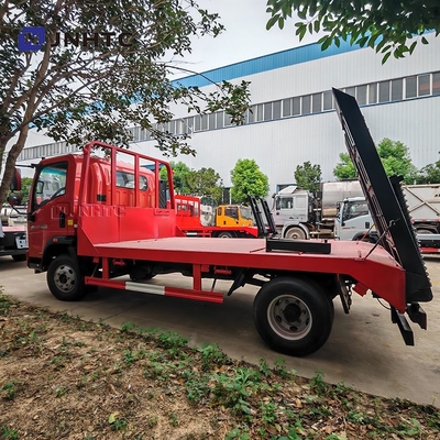 Venda a quente HOWO Wrecker Truck 4x2 3-5 toneladas Flatbed Light Duty Wrecker Tow Truck