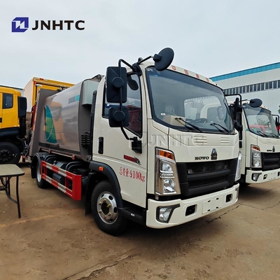 HOWO caminhão de lixo 4X2 5CBM 105CBM compactador de lixo caminhão de lixo