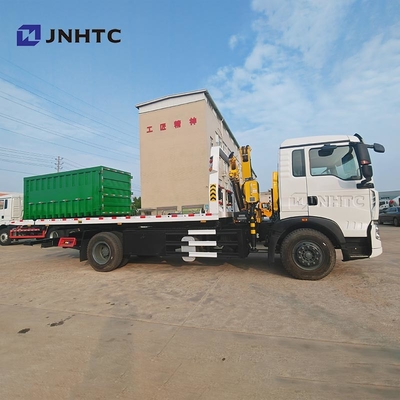 HOWO TX Cran Truck 320HP 4X2 15TON Cargo Montagem de Wrecker Truck Com Cran Direito de Boom Hidráulico