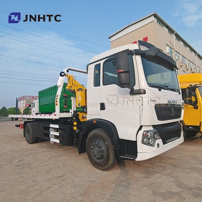 HOWO TX Cran Truck 320HP 4X2 15TON Cargo Montagem de Wrecker Truck Com Cran Direito de Boom Hidráulico