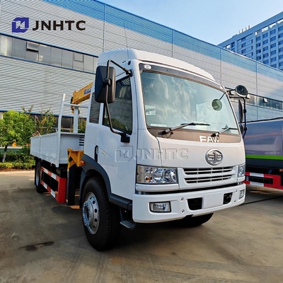 Caminhão Faw Guindaste 14 toneladas 4x2 160hp Caminhão Com Guindaste China Cargo Caminhão Com Guindaste Boom Direito