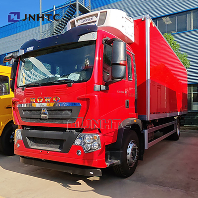 HOWO TX 7.8m 20tão camião refrigerado furgão gelado/alimentos do mar frigorífico veículo frigorífico pesado carro para venda