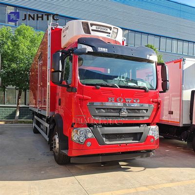 HOWO TX 7.8m 20tão camião refrigerado furgão gelado/alimentos do mar frigorífico veículo frigorífico pesado carro para venda