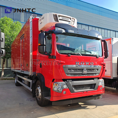 HOWO TX 7.8m 20tão camião refrigerado furgão gelado/alimentos do mar frigorífico veículo frigorífico pesado carro para venda