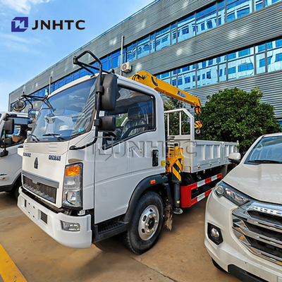 HOMAN 4x2 Cran Truck Euro 5 Cran montado em camião 190hp Cran durável Caminhões de carga Garantia de qualidade para venda