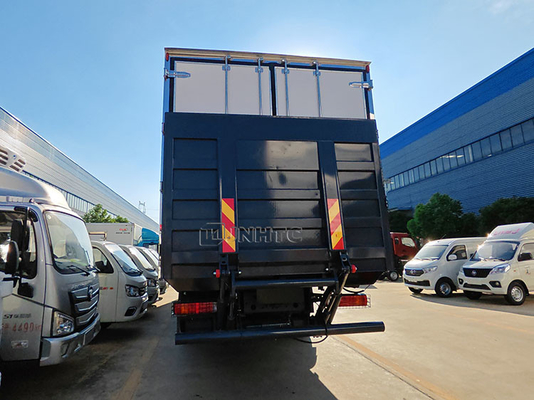 Novo Sinotruk Camião refrigerado de 20 toneladas com placa hidráulica de cauda Produtos do mar Frutas e legumes Camião de conservação fresca