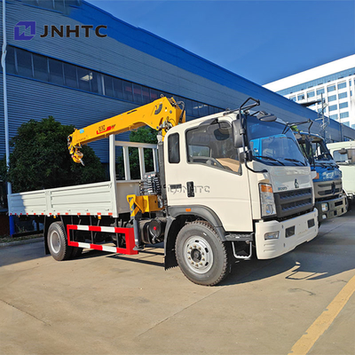 SINOTRUCK 4X2 6 Rodas Caminhão de carga com guindaste Caminhão montado guindaste para venda