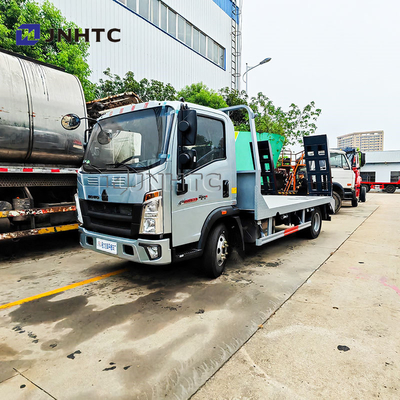 Venda a quente de carga leve 4x2 6 toneladas LHD China Flatbed Rollback Road Wreckers Trucks de plataforma removível