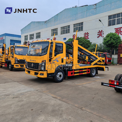 HOWO LIGHT Towing 2 Double Deck Flatbed Road Rescue Wrecker Removação de caminhão