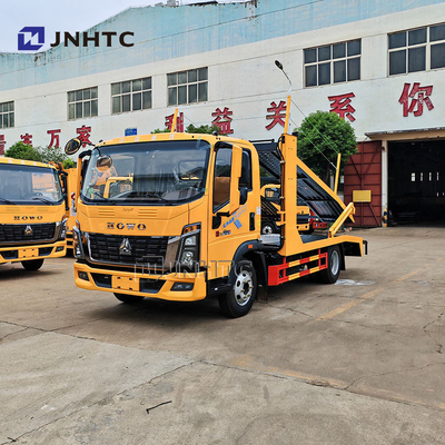 HOWO LIGHT Towing 2 Double Deck Flatbed Road Rescue Wrecker Removação de caminhão