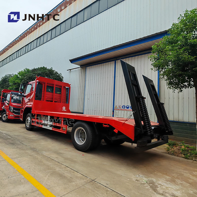 HOWO Pequeno caminhão de carga de cama baixa 4X2 contêiner caminhão de carga de cama plana preço