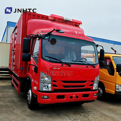 Caminhão de 5 toneladas de marca 4x2 6 Wheeler Cargo Van Mini Truck Euro2 Diesel Cargo Truck com placa traseira hidráulica