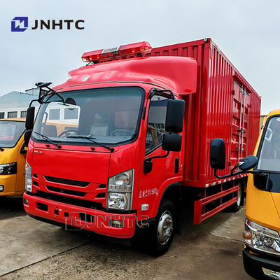 Caminhão de 5 toneladas de marca 4x2 6 Wheeler Cargo Van Mini Truck Euro2 Diesel Cargo Truck com placa traseira hidráulica