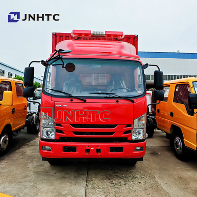 Caminhão de 5 toneladas de marca 4x2 6 Wheeler Cargo Van Mini Truck Euro2 Diesel Cargo Truck com placa traseira hidráulica