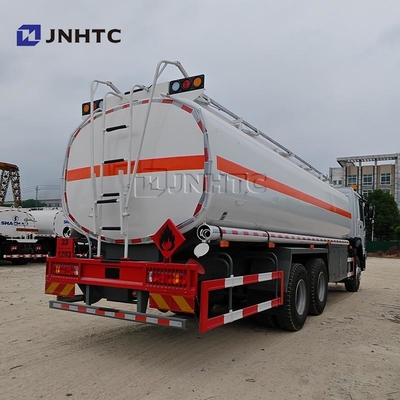 Howo Caminhões-tanque de petróleo 6X4 400HP 30000 litros Transportador de combustível Caminhões-tanque de distribuição de combustível