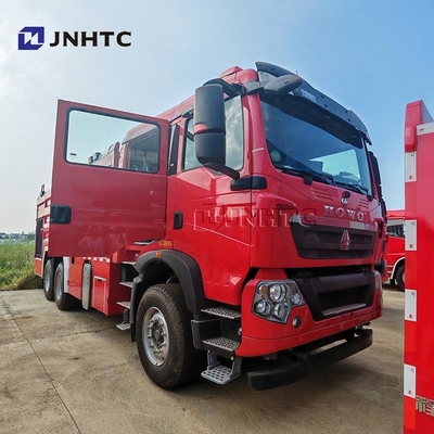 HOWO Caminhão de Combate a Incêndios 6X4 480hp 5000L Cisterna de Espuma de Água Caminhão de Combate a Incêndios Caminhão Mini Caminhão de Combate a Incêndios