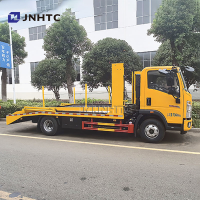 HOWO LIGHT Double Deck Flatbed Road Rescue Wrecker Removação de caminhão para venda