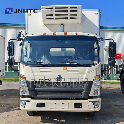 Novo camião frigorífico HOWO 4x2 camião de alimentos leves camiões frigoríficos