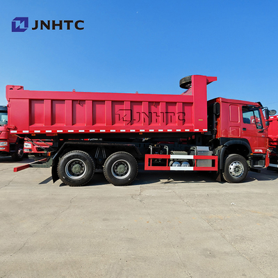HOWO Caminhões de despejo 6x4 10 Wheeler 30Ton Caminhão de descarga de emissões Euro 3