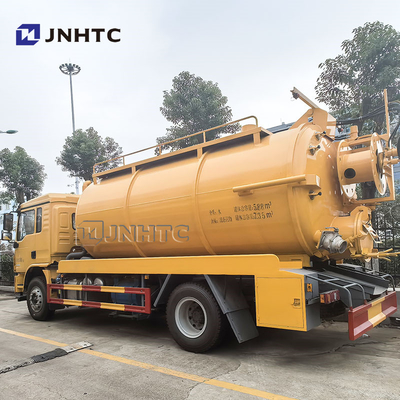 Shacman L3000 4*2 Caminhão de sucção de esgotos de alta pressão de vácuo de sucção fecal de jato Caminhão de limpeza de esgotos