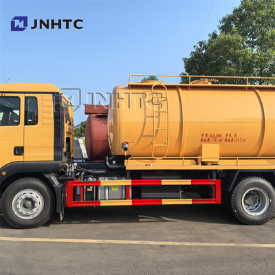 NEW HOWO TX Caminhão de sucção de esgoto 15cbm Tanque de sucção séptico fecal Tanque de vácuo Caminhão de cisterna preço