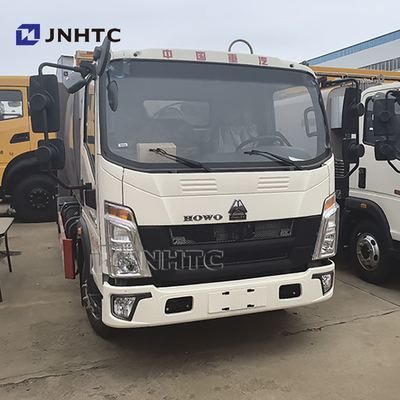 Novo HOWO 6 rodas 5-15cbm Lixeira limpeza caminhão de lixo
