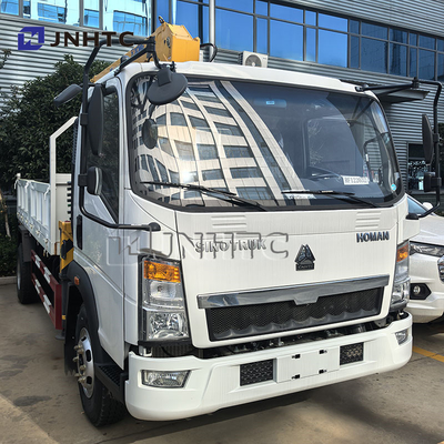China Top Howo 4x2 caminhão de carga leve guindaste montado hidráulico 3Ton 4Ton 5Ton pickup telescópico guindaste para venda