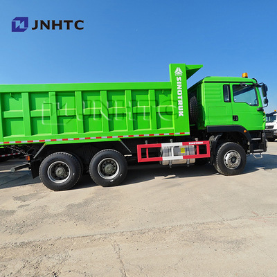 Novo caminhão HOWO Tipper 6x4 dirigindo 340 HP 10 Wheeler diesel Dump Truck