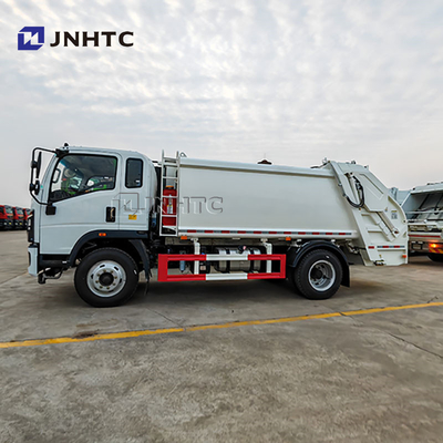 HOWO Coleta de resíduos leves Compactor de lixo Caminhão preço Dimensões Alimentação automática