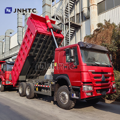 Caminhão pesado Sinotruck Howo Dump Truck Camião 6x4 10 Wheeler 336 371 380 hp 40 Ton Tipper Dump Truck