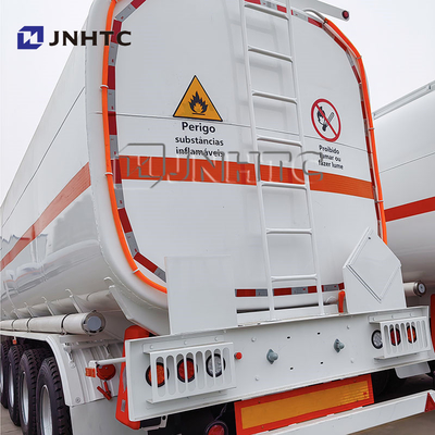 4 eixos 75000L Tanque de combustível de ferro e aço Semi Triler para venda