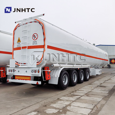 4 eixos 75000L Tanque de combustível de ferro e aço Semi Triler para venda