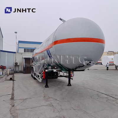 Gás liquefeito de amônia anidra 50 M3 Tanque de gás para transporte rodoviário Semi-reboque