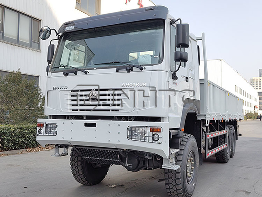 Caminhão Sino Howo 6x6 Off Road 6 Pneus 10 Rodas RHD LHD Tração integral AWD Caminhão de carga