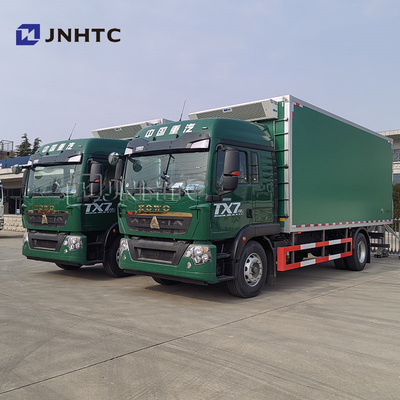Bom preço Aumark HOWO TX7 6x4 Camião frigorífico Diesel Caminhão frigorífico de carga leve Container frigorífico de 1 a 6 toneladas Camião frigorífico