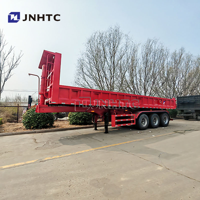 China Marca 3 eixo hidráulico Caminhões de grãos Remorques Dumping Rear End Dump Tipper Semi-trucks Trailer para caminhões