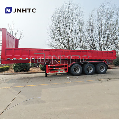 China Marca 3 eixo hidráulico Caminhões de grãos Remorques Dumping Rear End Dump Tipper Semi-trucks Trailer para caminhões