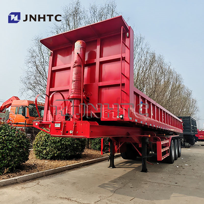 China Marca 3 eixo hidráulico Caminhões de grãos Remorques Dumping Rear End Dump Tipper Semi-trucks Trailer para caminhões