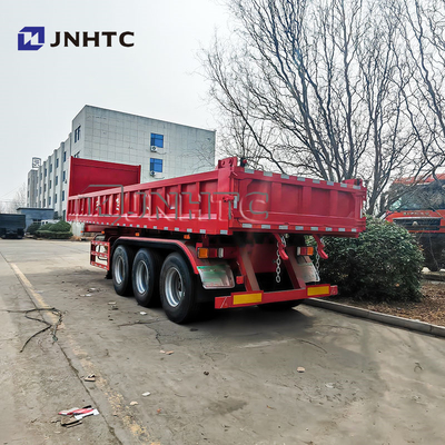 China Marca 3 eixo hidráulico Caminhões de grãos Remorques Dumping Rear End Dump Tipper Semi-trucks Trailer para caminhões