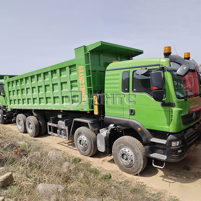 Sinotruk HOWO Tx Alta Configuração 8X4 12 Rodas Caminhão Mineiro Para o Congo