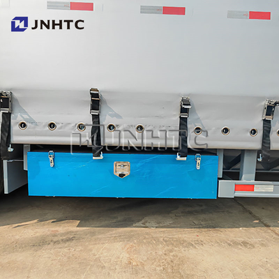 4 eixos 40FT Side Curtain Trailer com 60tons para bebidas e carga Side Curtain Trailer com lonas