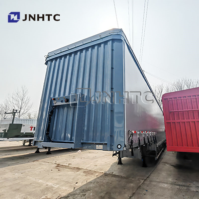 4 eixos 40FT Side Curtain Trailer com 60tons para bebidas e carga Side Curtain Trailer com lonas
