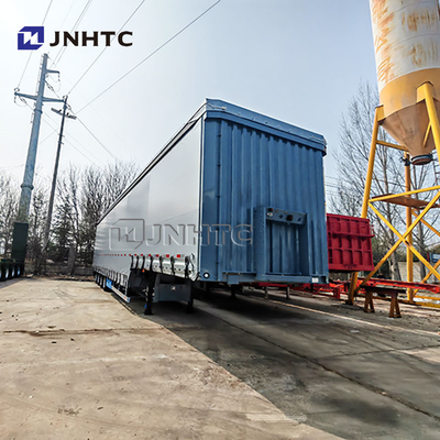 4 eixos 40FT Side Curtain Trailer com 60tons para bebidas e carga Side Curtain Trailer com lonas